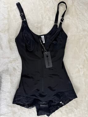 Yianna Fajas Columbianas Shapewear Women's Size XL 7508 Zip Front / Crotch Clasp